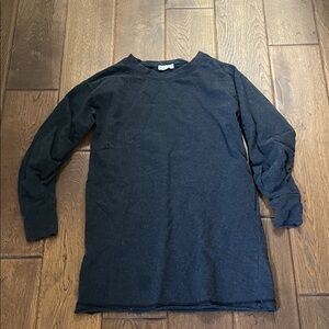 Grey sweat shirt dress